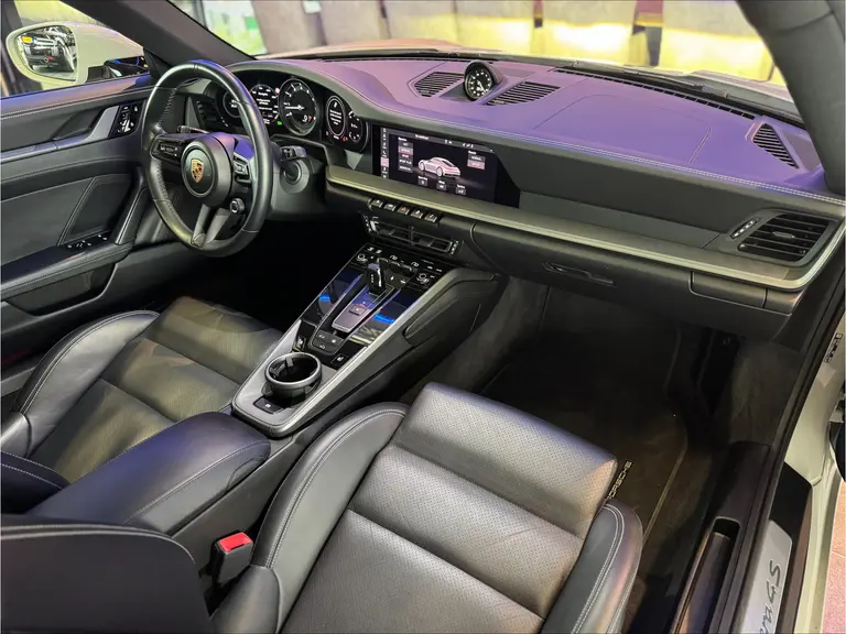 Porsche 911 3.0 Carrera 4S Sport chrono Bose Dealer onderhouden Kreide Grau Panoramadak ACC 450PK! afbeelding 47