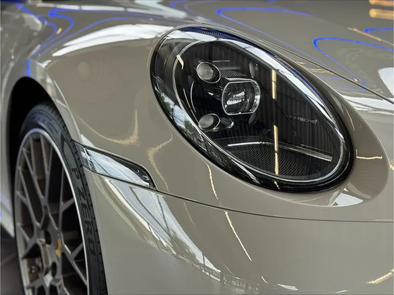 Porsche 911 3.0 Carrera 4S Sport chrono Bose Dealer onderhouden Kreide Grau Panoramadak ACC 450PK! afbeelding 5