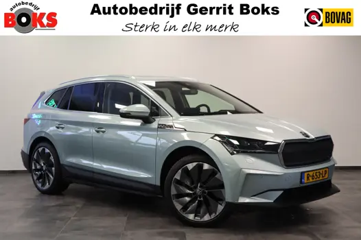 Skoda Enyaq iV 80 First Edition High Panoramadak HUD VCP Navi Clima Cruise Camera 21"LM 24 maanden garantie mogelijk (*vraag naar de voorwaarden)