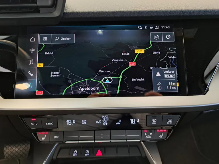 Audi A3 Limousine 30 TFSI Pro Line Navigatie Carplay Clima Cruise VCP 17"LM 24 maanden garantie mogelijk (*vraag naar de voorwaarden) afbeelding 16
