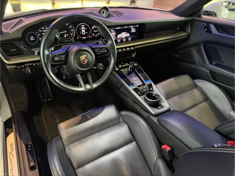Porsche 911 3.0 Carrera 4S Sport chrono Bose Dealer onderhouden Kreide Grau Panoramadak ACC 450PK! afbeelding 44