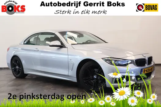 BMW 4 Serie Cabrio 420i High Executive Cruise/Climate M Sport !! 2e Pinksterdag geopend van 12:00 tot 17:00u !!