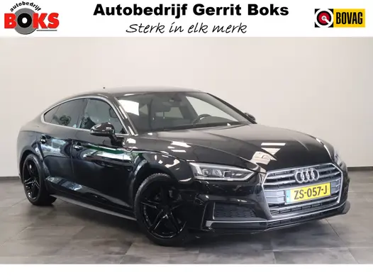 Audi A5 Sportback 35 TFSI Sport S-line edition Cruise Climate Navi N Gloss Black wielen