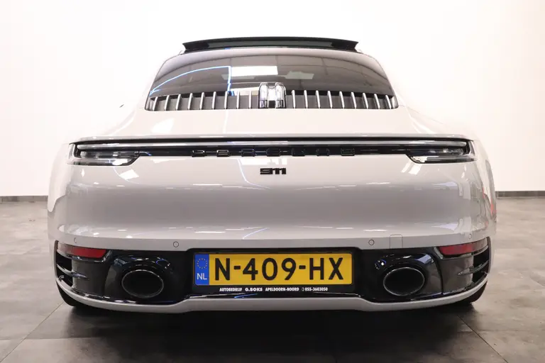 Porsche 911 3.0 Carrera 4S Sport chrono Bose Dealer onderhouden Kreide Grau Panoramadak ACC 450PK! afbeelding 6
