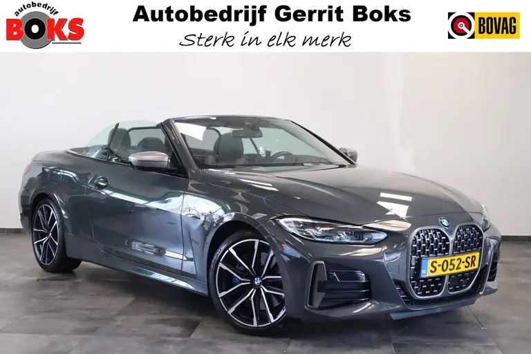 BMW 4 Serie Cabrio M440i xDrive High Executive 374PK Navigatie 360Camera Volleder Apple carplay 19LMV Head up afbeelding 1